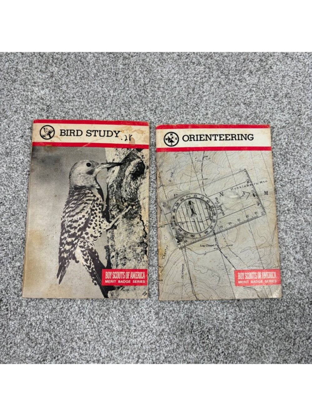Boy Scouts of American Handbooks Vintage Orienteering & Bird Study fair